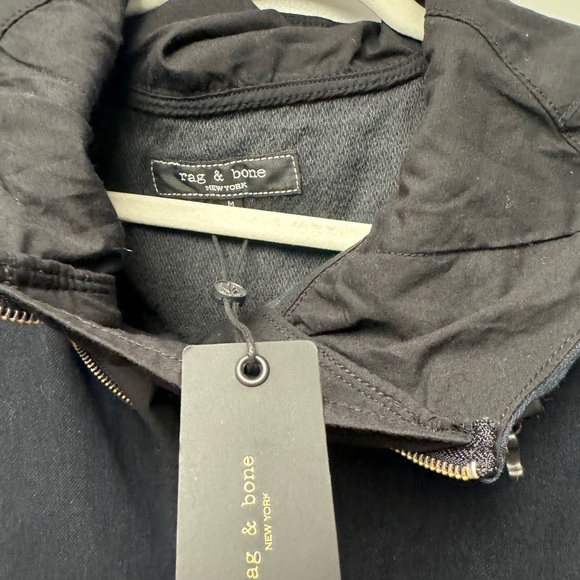 NWT Rag and Bone Dark Rinse Denim Pullover w/hood. Size Medium - Picture 2 of 4